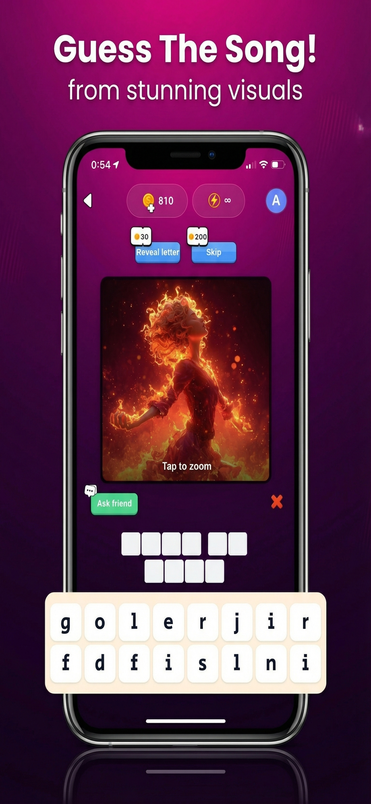 Picture That Song - Level selection screen